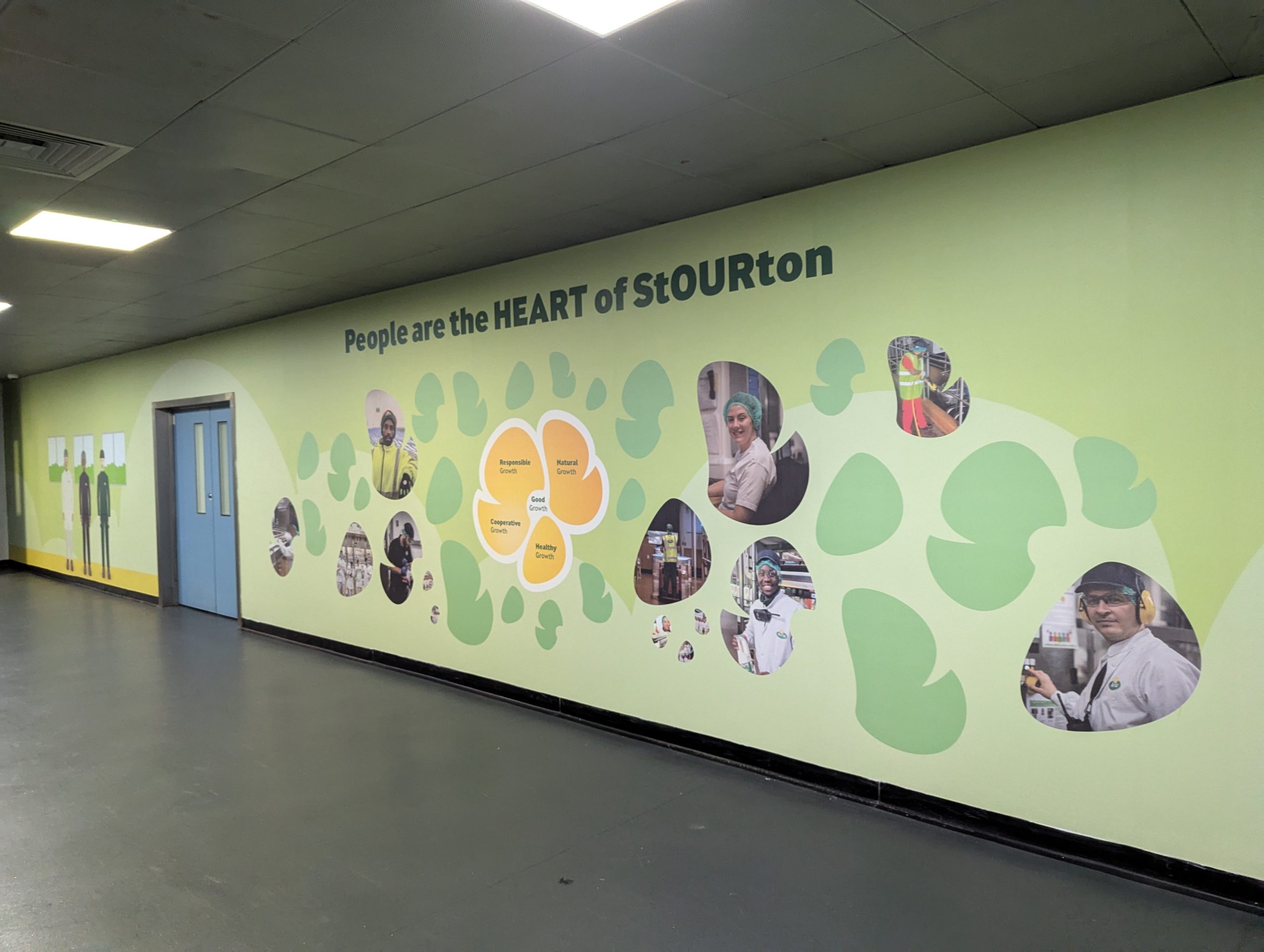 team board workplace wall graphics at Arla