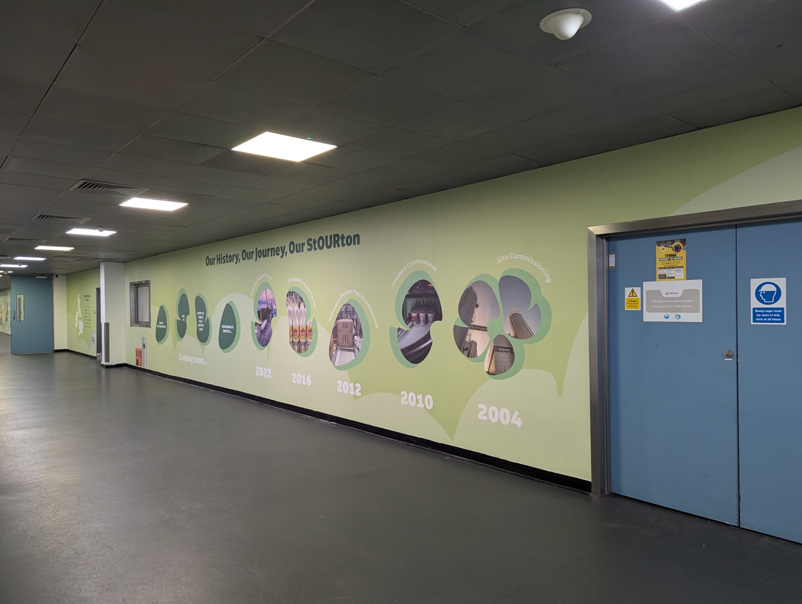 complete workplace wall graphics at Arla