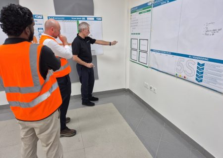 Saudi Arabia Railways visual management board installation